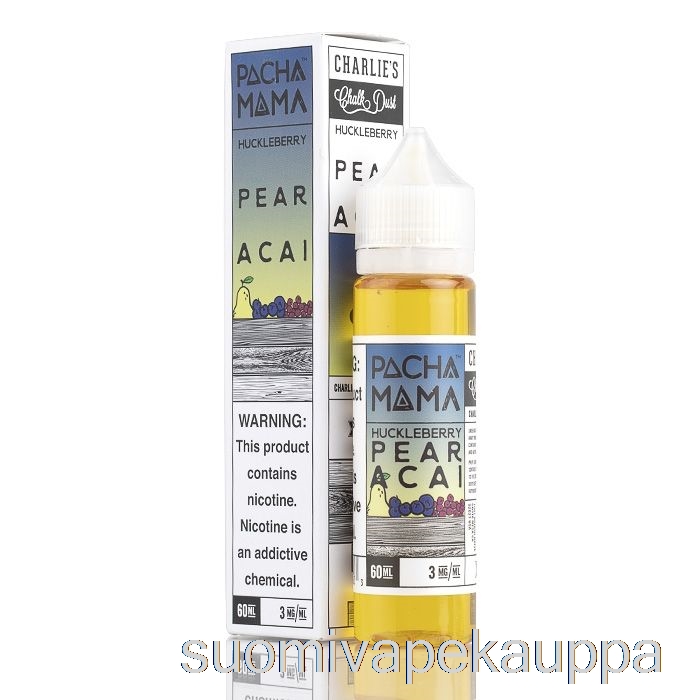 Vape Suomi Huckleberry Päärynä Acai - Pachamama - 60ml 6mg